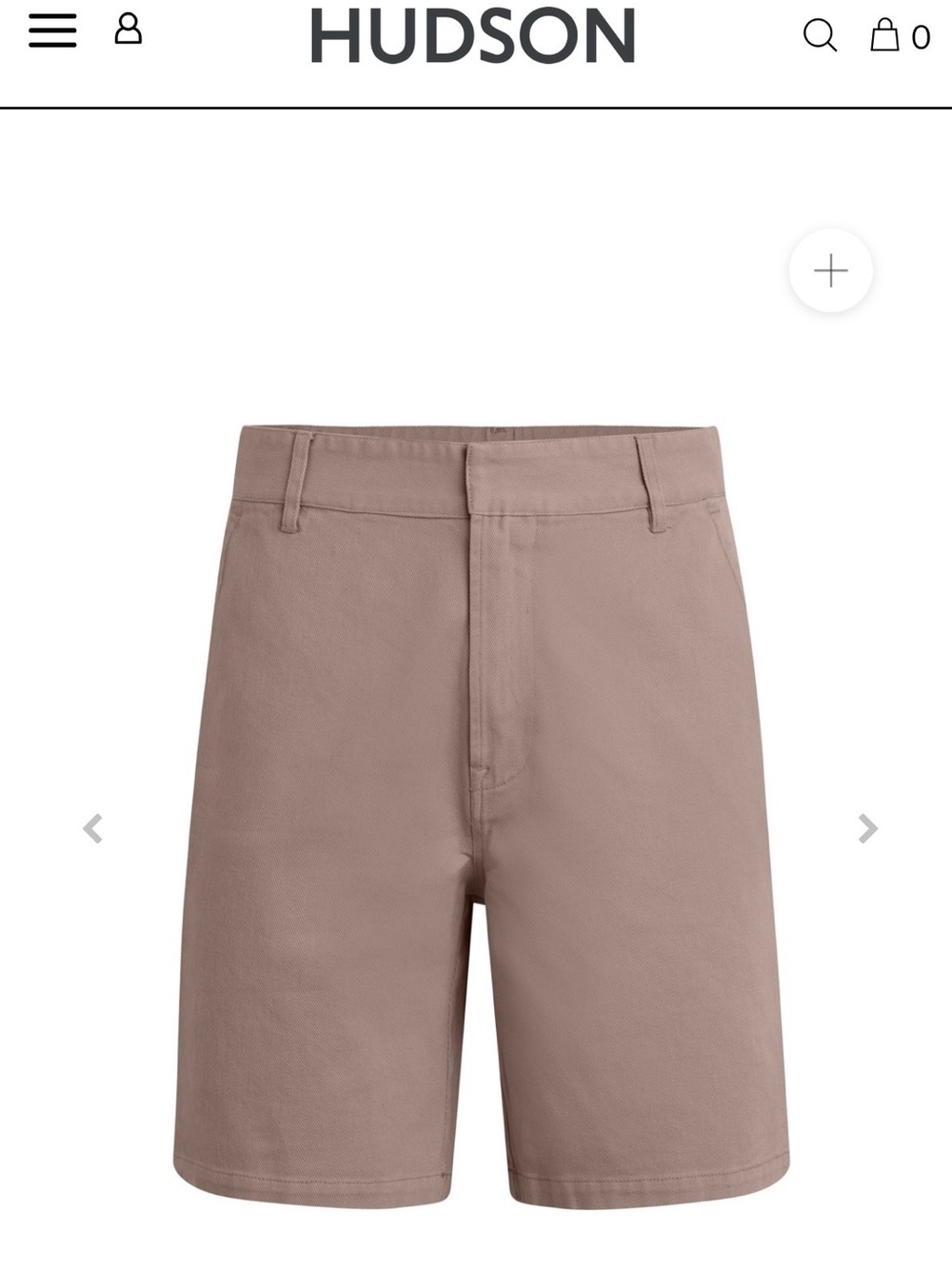 Hudson Men’s Venice Chino Short. Waist 29. NWT